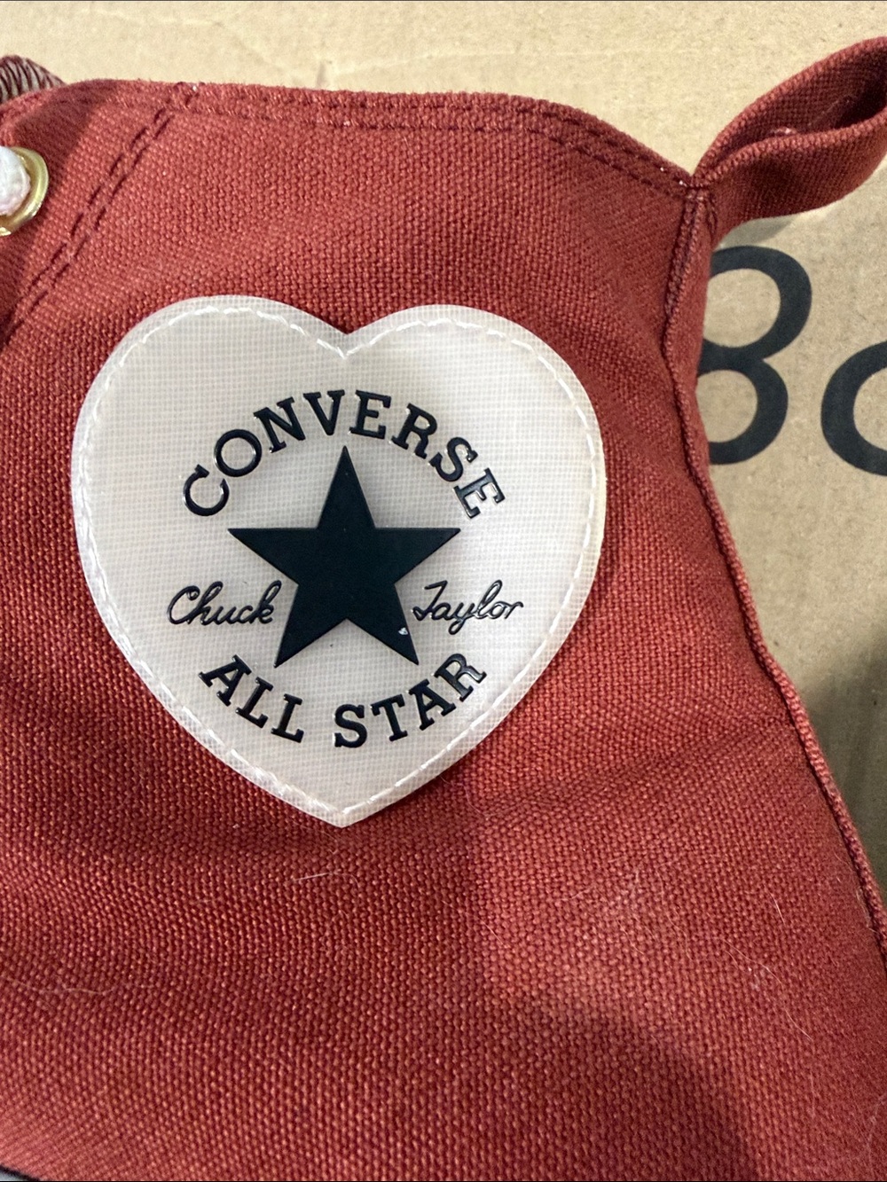 Converse Unisex Rust Red High-Top Platform Sneakers Mens 11 Women’s 13 HTF